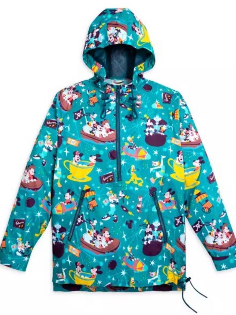Disney Rain Jacket for Women - Play in the Park Packable 2024 Sz Large